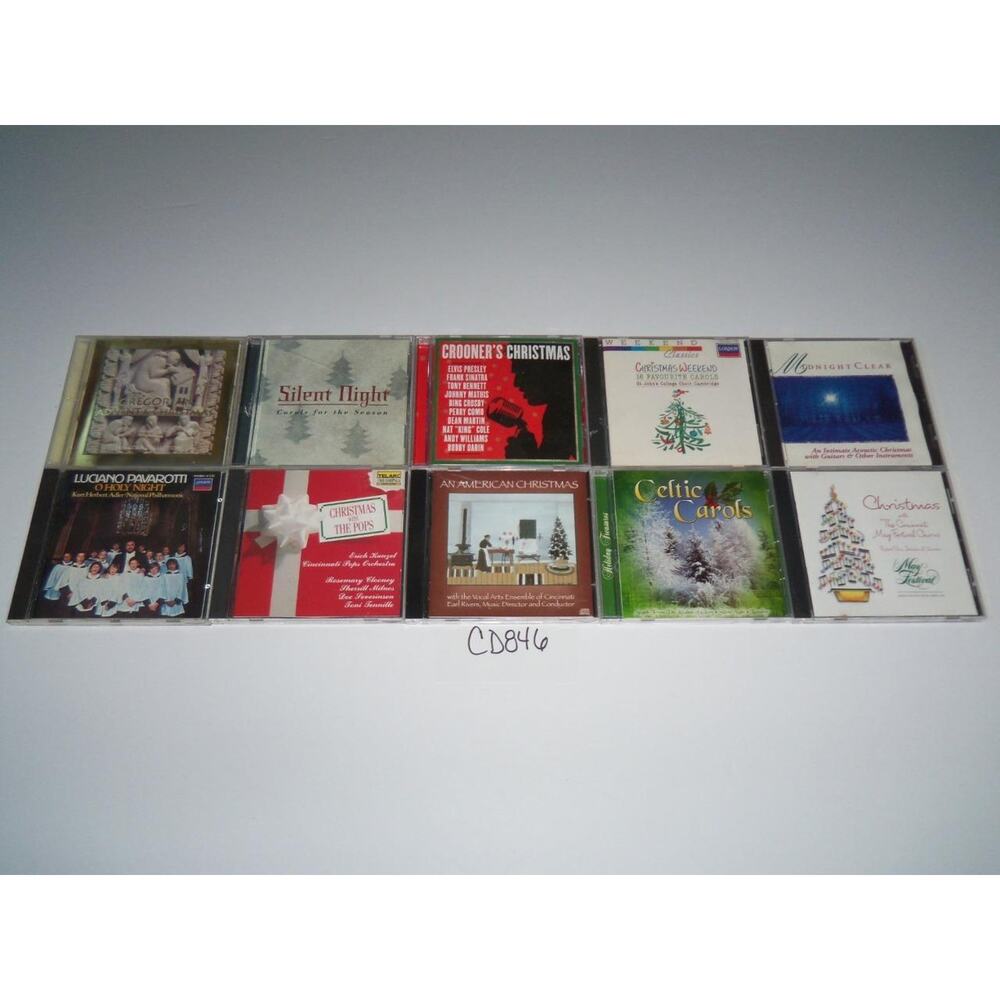 Christmas 10 CD Lot Band Celtic Instrument Music Classical -0618CD846